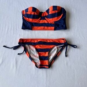 *FIRM PRICE* NWT - Splendid striped bikini set S/XS
